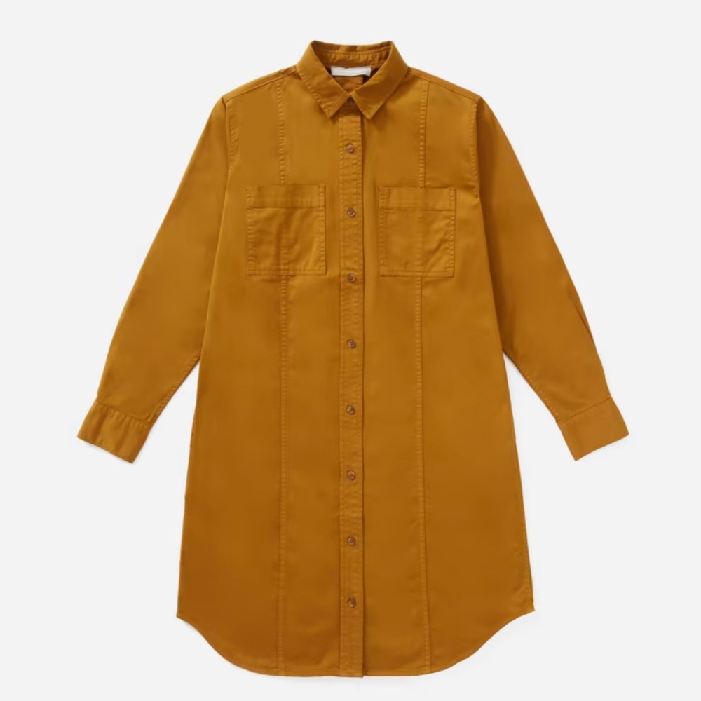 Madewell modern utility shirt dress size 6